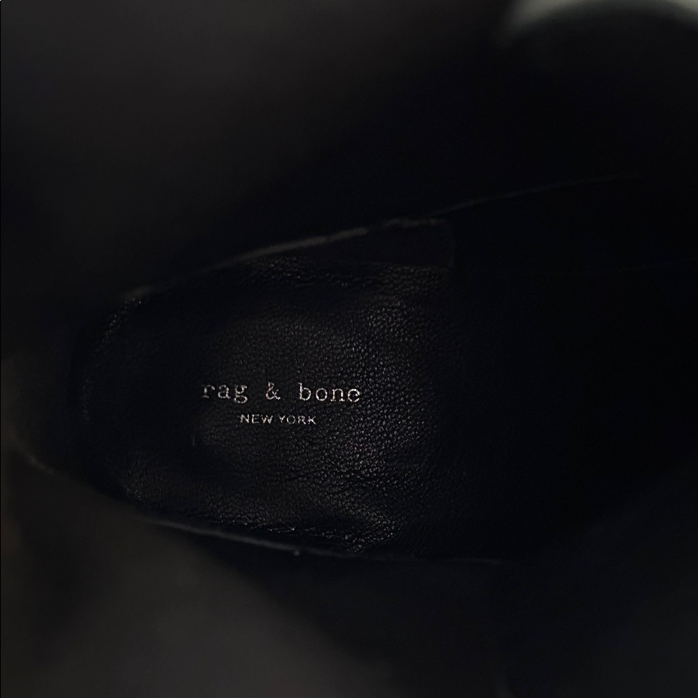 Rag and Bone Women's Cream Lace-Up Boots - Picture 7 of 7